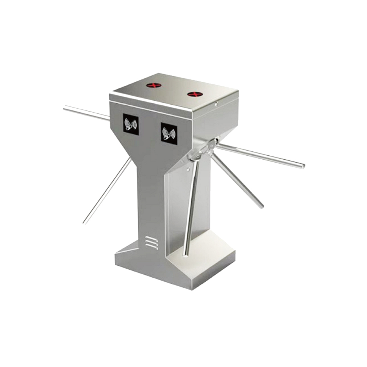 LIDE LD-T303 Dual Lane Waist Height Tripod Turnstile