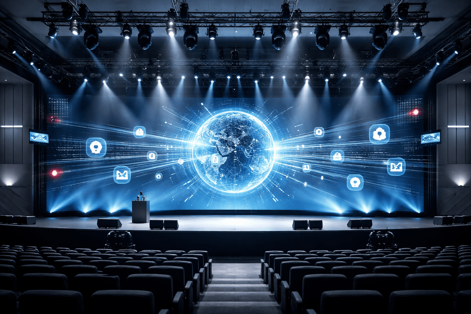 Auditoriums & Event Halls for audio video solutions in UAE