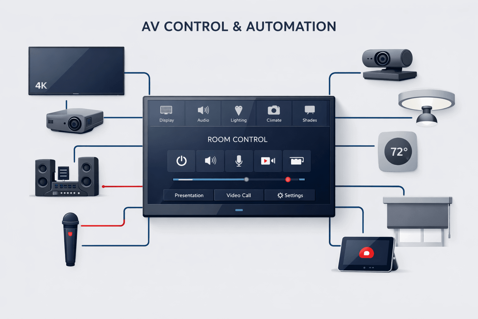AV Control & Automation for audio video solutions in UAE