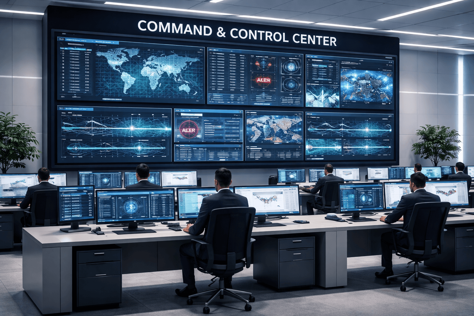 Command & Control Centers for audio video solutions in UAE