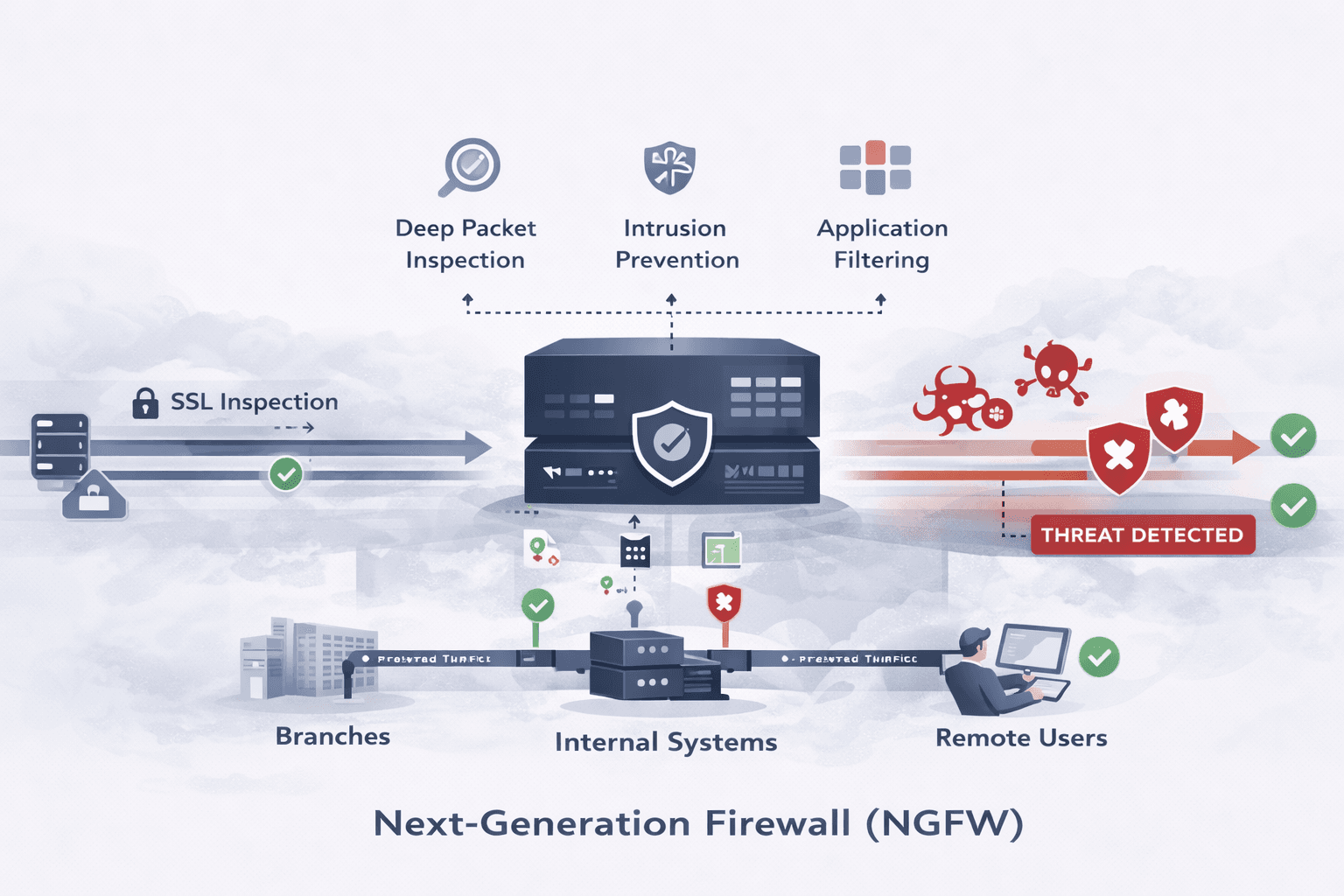 Next-Generation Firewall (NGFW) for firewall & gateway system in UAE