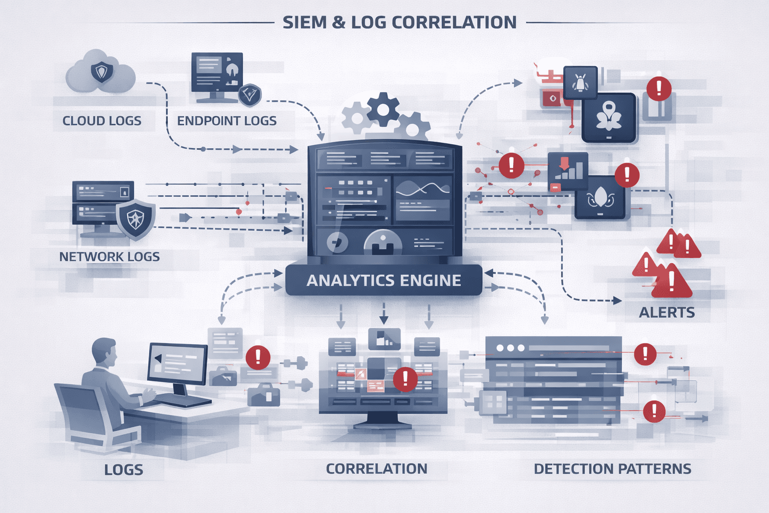 SIEM & Log Correlation for firewall & gateway system in UAE