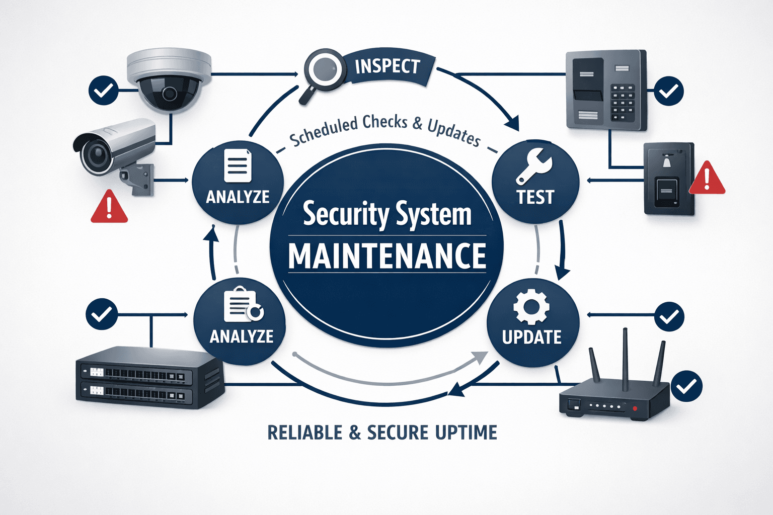 Security System Maintenance for it support & amc in UAE