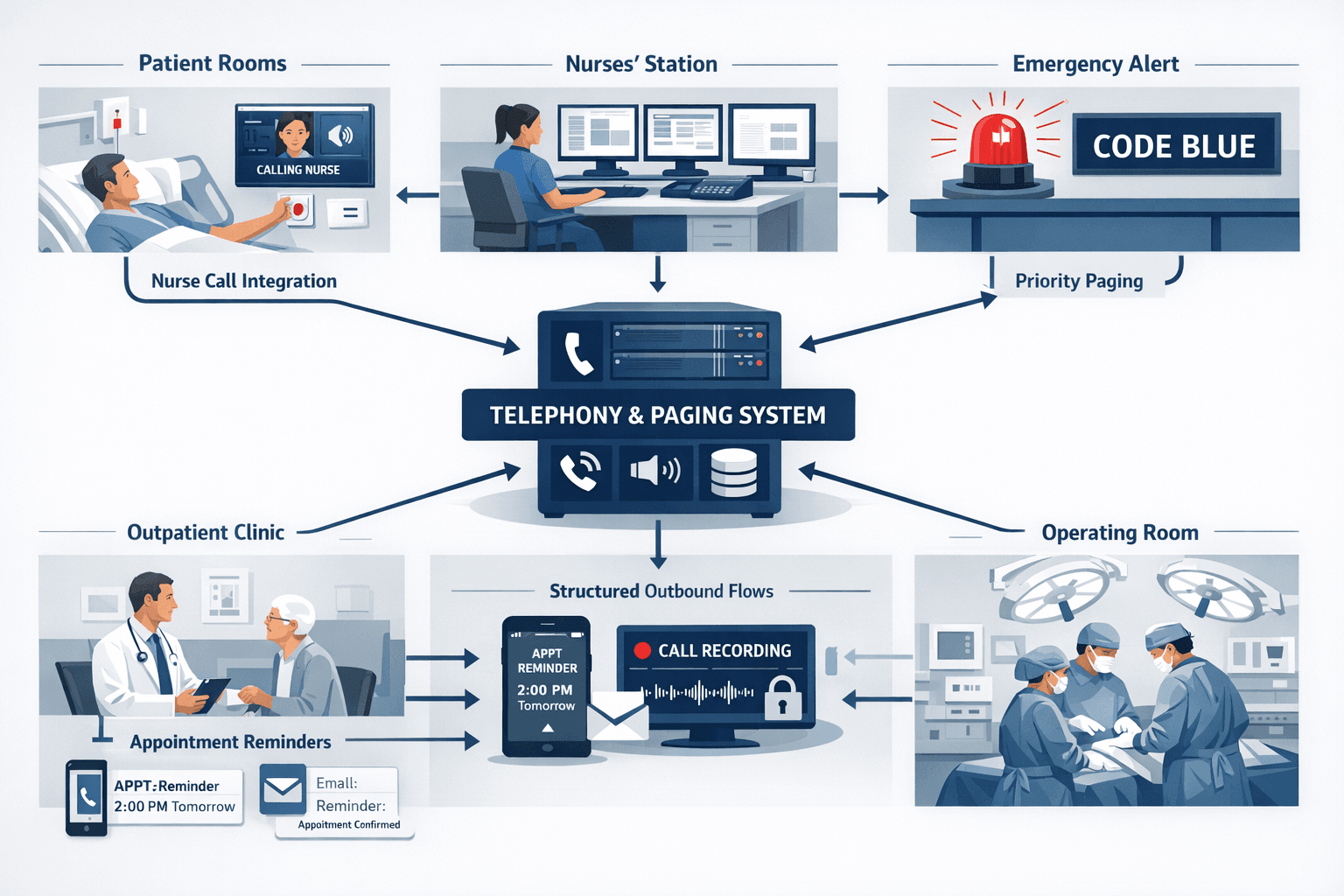 Healthcare Facilities for pabx solution in UAE