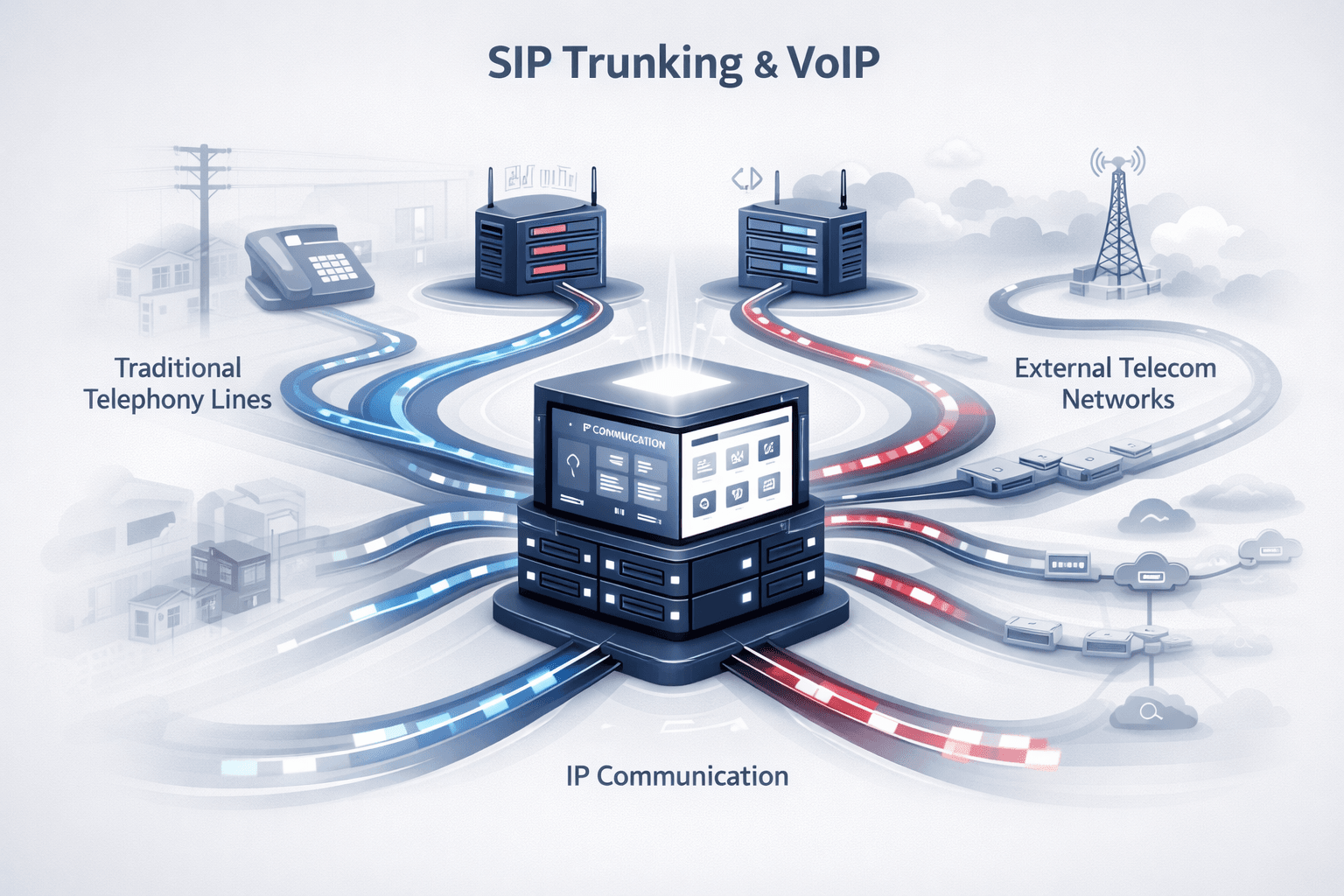 SIP Trunking & VoIP for pabx solution in UAE