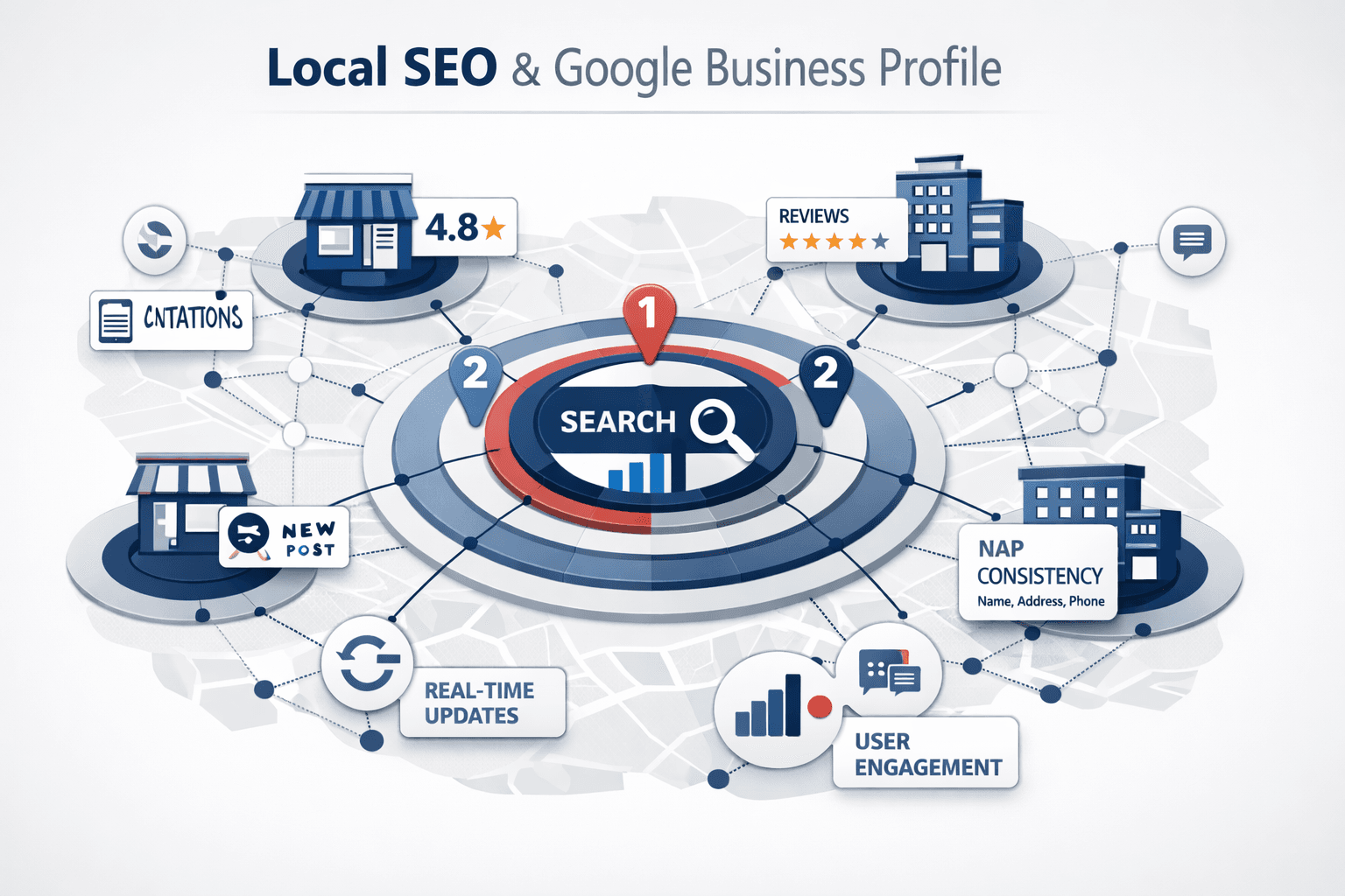 Local SEO & Google Business Profile for seo services in UAE