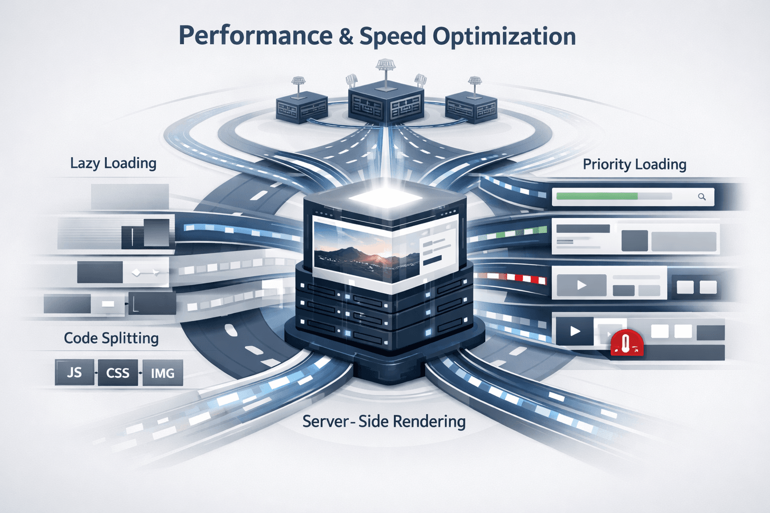 Performance & Speed Optimization for website development services in UAE
